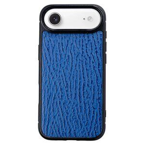 Shark Leather iPhone 17 Air Case – Blue Slim Cover